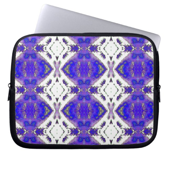 Zonsondergangspatroon Laptop Sleeve (Voorkant)