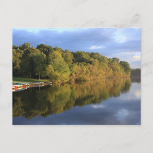 zonsondergangsreflecties briefkaart