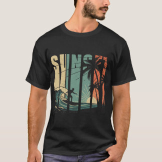 Zonsondergangsstrand T-shirt