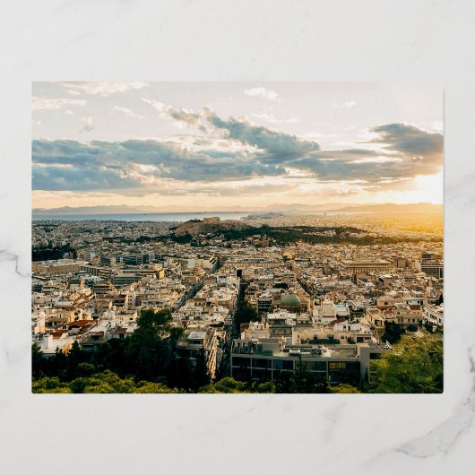 ZONSONDERGANGSTIJD FOLIE FEESTDAGEN BRIEFKAART (Voorkant)