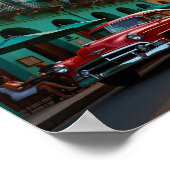 Zonsondergangswandeling in het oude Havana Poster (Hoek)