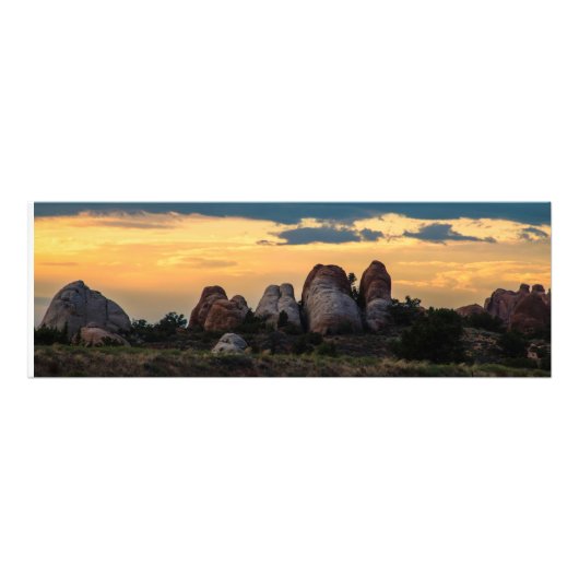 zonsondergangvinnen foto afdruk (Voorkant)