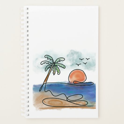 Zonsondernotebook Planner (Voorkant)