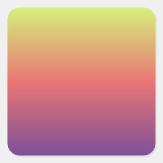zonsonderste verloopkleuren vervagen achtergrond vierkante sticker (Voorkant)