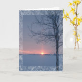 Zonsopgang 003A Kaart (Gele Bloem)