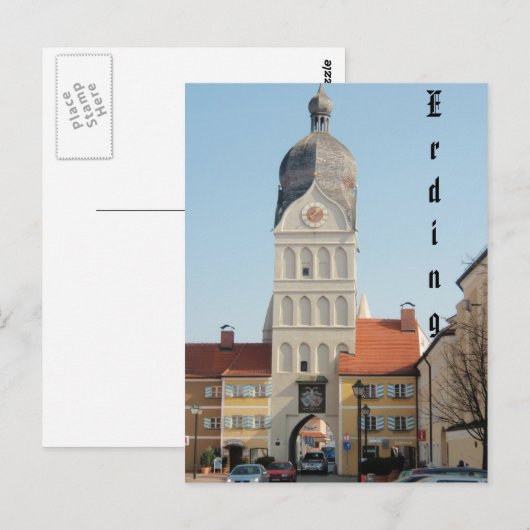 zonsopgang 020, Erding Briefkaart (Voorkant / Achterkant)