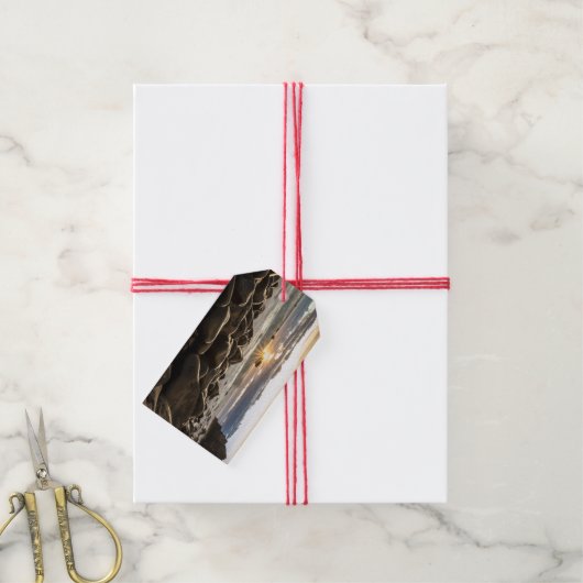 Zonsopgang-1239727 Cadeaulabel (Met Touw)