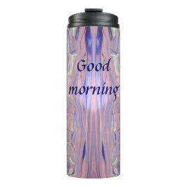 Zonsopgang Acrylic Pour Thermische Tumbler Thermosbeker