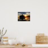 zonsopgang augustus 2012 poster (Keuken)