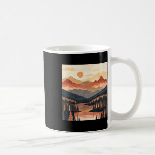 Zonsopgang Berg Natuur Wandel Kamp Buiten Koffiemok