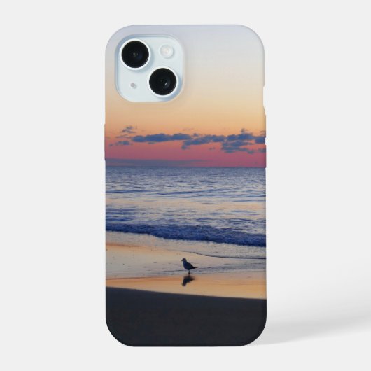 Zonsopgang bij Bethany Beach I iPhone 15 Case (Achterkant)