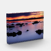 Zonsopgang bij Black Point van Mono Lake Fotoblokken (Links)