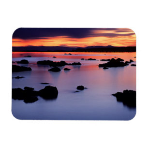 Zonsopgang bij Black Point van Mono Lake Magneet