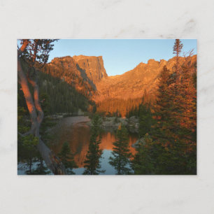 Zonsopgang bij Dream Lake II Briefkaart