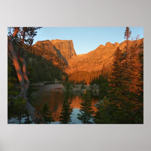 Zonsopgang bij Dream Lake II Poster (Voorkant)