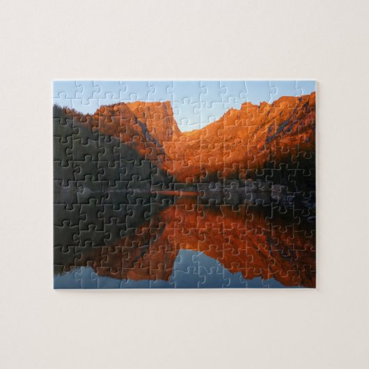 Zonsopgang bij Dream Lake III Legpuzzel (Horizontaal)