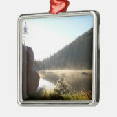 Zonsopgang bij Dream Lake Metalen Ornament (Links)