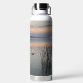 Zonsopgang bij het zwanenmeer - Waterfles (Achterkant)