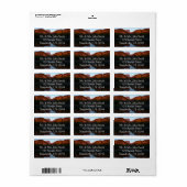 Zonsopgang bij Nymph Lake Etiket (Full Sheet)