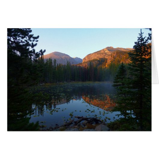 Zonsopgang bij Nymph Lake II (Voorkant Horizontaal)