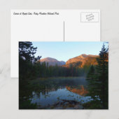 Zonsopgang bij Nymph Lake II Briefkaart (Voorkant / Achterkant)