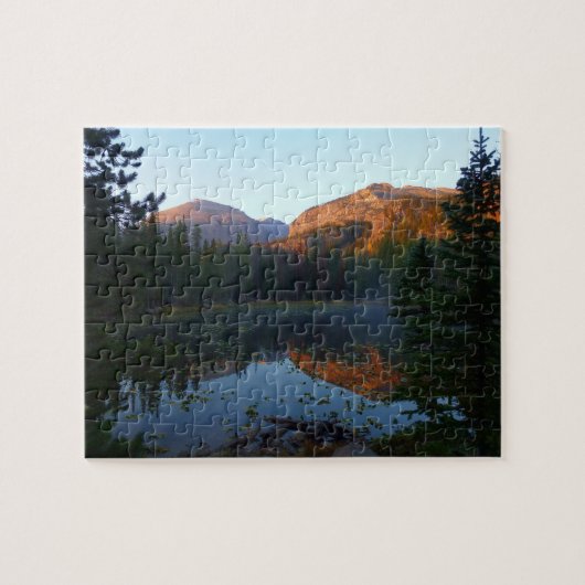 Zonsopgang bij Nymph Lake II Legpuzzel (Horizontaal)