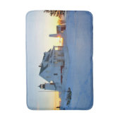 Zonsopgang bij Pemaquid Point Lighthouse, Maine Badmat (Voorkant Verticaal)