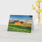 Zonsopgang bij Schuur Moulton Kaart (Gele Bloem)