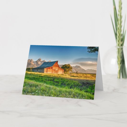 Zonsopgang bij Schuur Moulton Kaart (Voorkant)