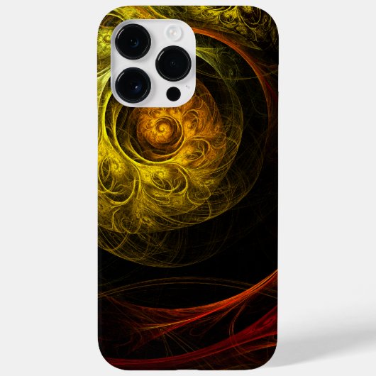 Zonsopgang Bloemig Rood Abstracte Kunst Case-Mate iPhone Case (Achterkant)