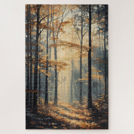 Zonsopgang Bospad Scène Legpuzzel