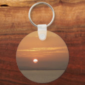 Zonsopgang boven Aruba I Caribisch zeegezicht Sleutelhanger (Voorkant)