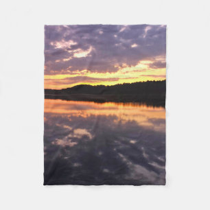 Zonsopgang boven Bear Lake Fleece Deken