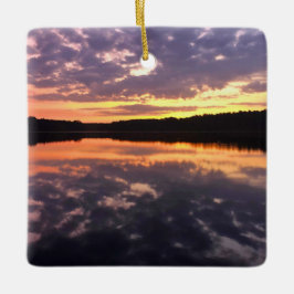 Zonsopgang boven Bear Lake Keramisch Ornament