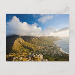 Zonsopgang boven Camps Bay en Table Mountain Briefkaart
