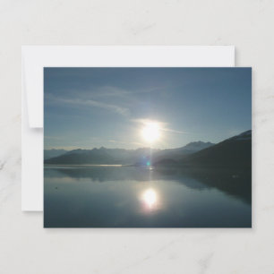 Zonsopgang boven College Fjord Alaska Fotografie