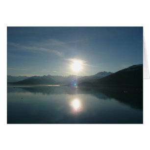 Zonsopgang boven College Fjord Alaska Fotografie
