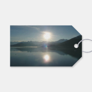 Zonsopgang boven College Fjord Alaska Fotografie Cadeaulabel