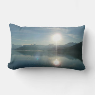Zonsopgang boven College Fjord Alaska Fotografie Kussen