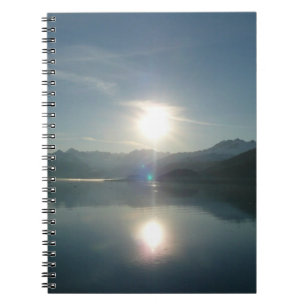 Zonsopgang boven College Fjord Alaska Fotografie Notitieboek