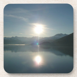 Zonsopgang boven College Fjord Alaska Fotografie Onderzetter