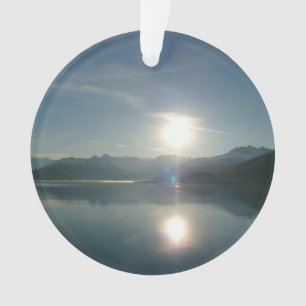 Zonsopgang boven College Fjord Alaska Fotografie Ornament
