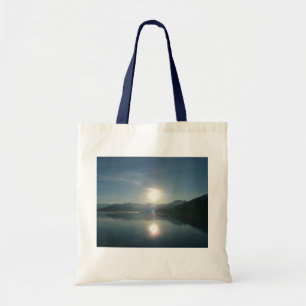 Zonsopgang boven College Fjord Alaska Fotografie Tote Bag