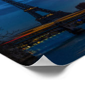 Zonsopgang boven de Eiffeltoren - Parijs, Frankrij Poster (Hoek)