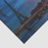 Zonsopgang boven de Eiffeltoren - Parijs, Frankrij Tissuepapier (Detail)