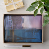 Zonsopgang boven de Eiffeltoren - Parijs, Frankrij Tissuepapier (Geschenk)