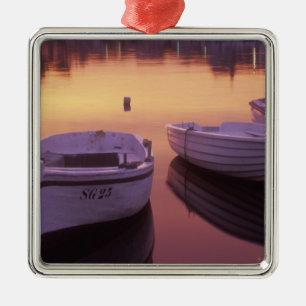 Zonsopgang boven de haven van Stari Grad met visse Metalen Ornament