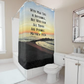 ZONSOPGANG BOVEN DE OCEAAN MATTHEÜS 19:26 DOUCHEGORDIJN (In situ)