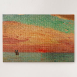 Zonsopgang boven de Oostelijke Zee (Aziatische Kun Legpuzzel