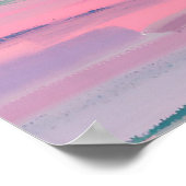 Zonsopgang boven de waterverf poster (Hoek)